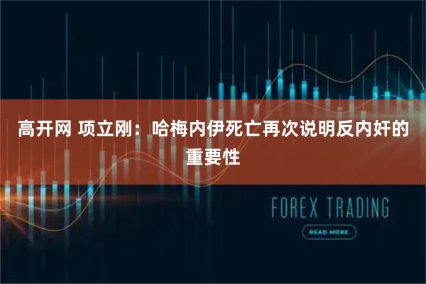 高开网 项立刚：哈梅内伊死亡再次说明反内奸的重要性