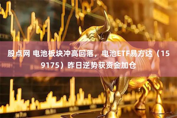 股点网 电池板块冲高回落，电池ETF易方达（159175）昨日逆势获资金加仓